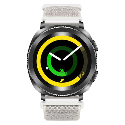 Helt vildt sejt Samsung Galaxy Watch (46mm) Nylon Rem - Hvid#serie_3
