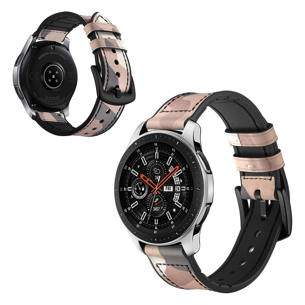 Fantastisk Samsung Galaxy Watch (46mm) Ægte læder Rem - Pink#serie_6