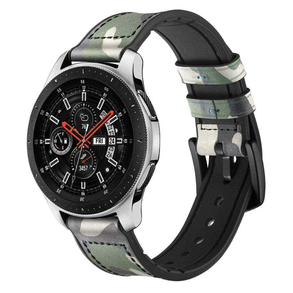 Fantastisk Samsung Galaxy Watch (46mm) Ægte læder Rem - Flerfarvet#serie_8