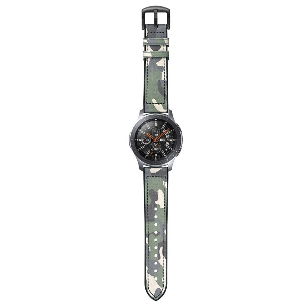 Fantastisk Samsung Galaxy Watch (46mm) Ægte læder Rem - Flerfarvet#serie_8