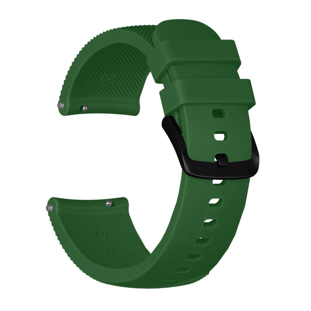 Mega holdbart Samsung Galaxy Watch Active Silikone Rem - Grøn#serie_6