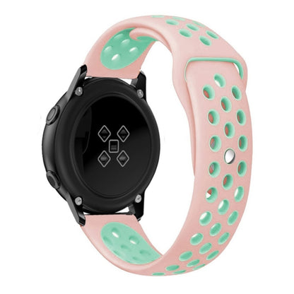 Super pænt Samsung Galaxy Watch Active Silikone Rem - Flerfarvet#serie_3