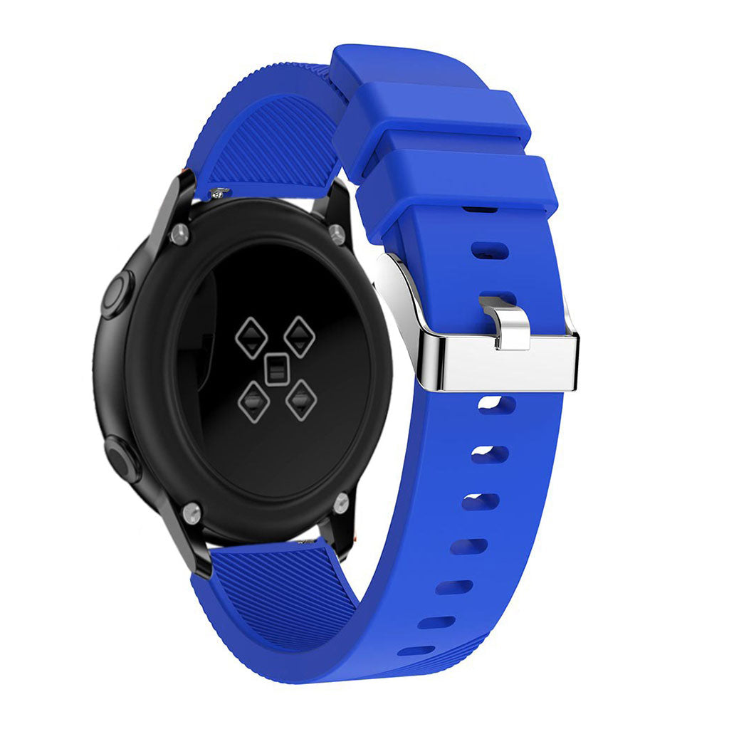 Meget cool Samsung Galaxy Watch Active Silikone Rem - Blå#serie_6