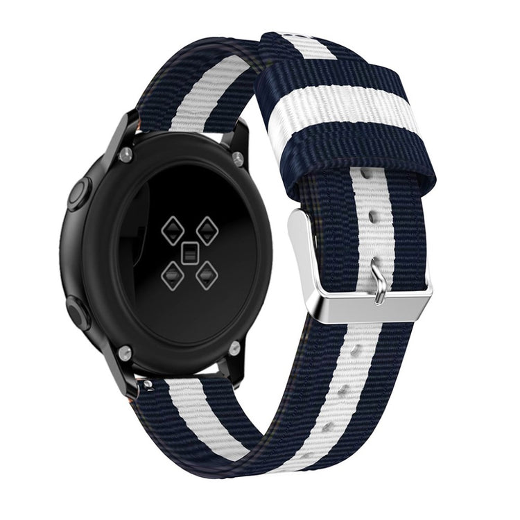 Super fantastisk Samsung Galaxy Watch Active Nylon Rem - Blå#serie_2