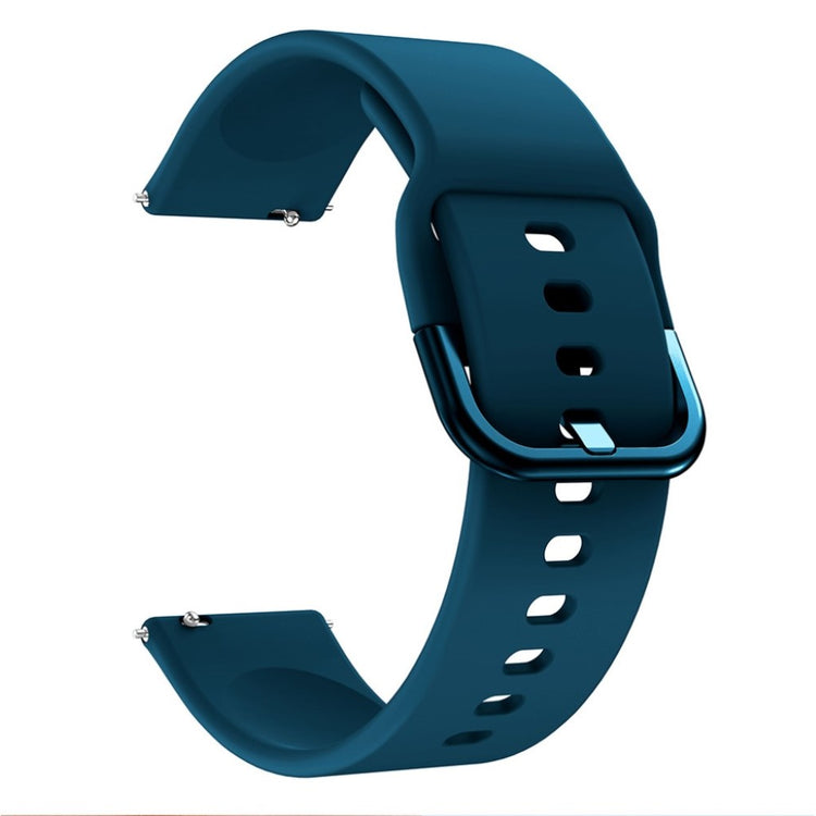 Vildt fed Samsung Galaxy Watch Active Silikone Rem - Blå#serie_7
