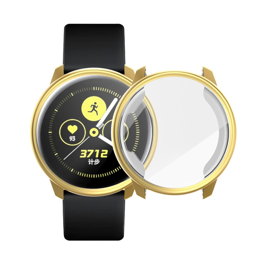 Beskyttende Samsung Galaxy Watch Active Silikone Cover - Guld#serie_6