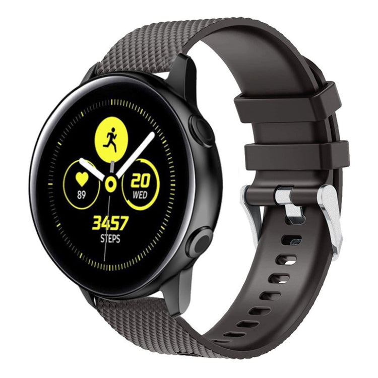 Meget elegant Samsung Galaxy Watch Active Silikone Rem - Sort#serie_4