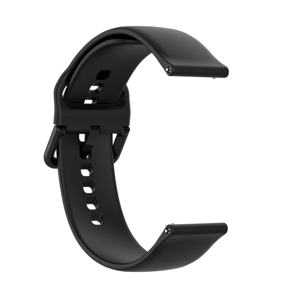Tidsløst Samsung Galaxy Watch Active Silikone Rem - Sort#serie_1