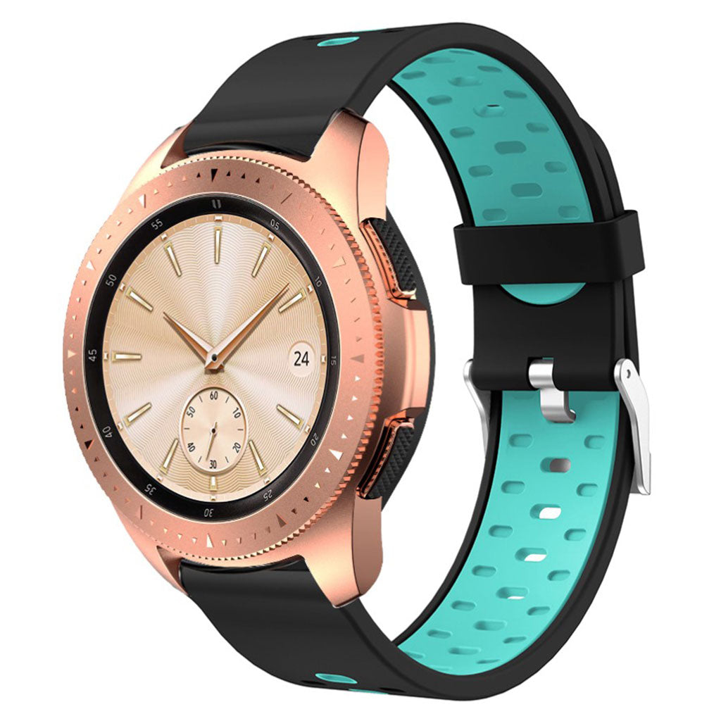 Meget nydelig Samsung Galaxy Watch Active Silikone Rem - Sort#serie_5