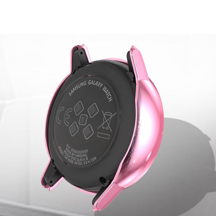 Samsung Galaxy Watch Active  Rhinsten og Silikone Bumper  - Pink#serie_3