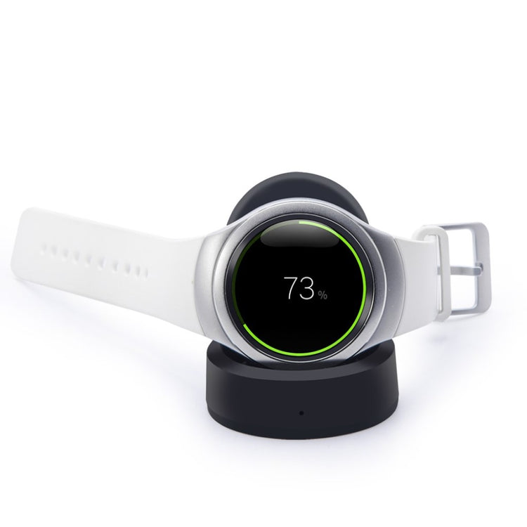 Samsung Gear S3 Frontier Plastik Holder - Sort#serie_2