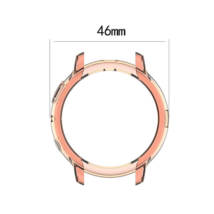 Samsung Galaxy Watch Active 2 - 44mm Holdbar Silikone Bumper  - Orange#serie_1