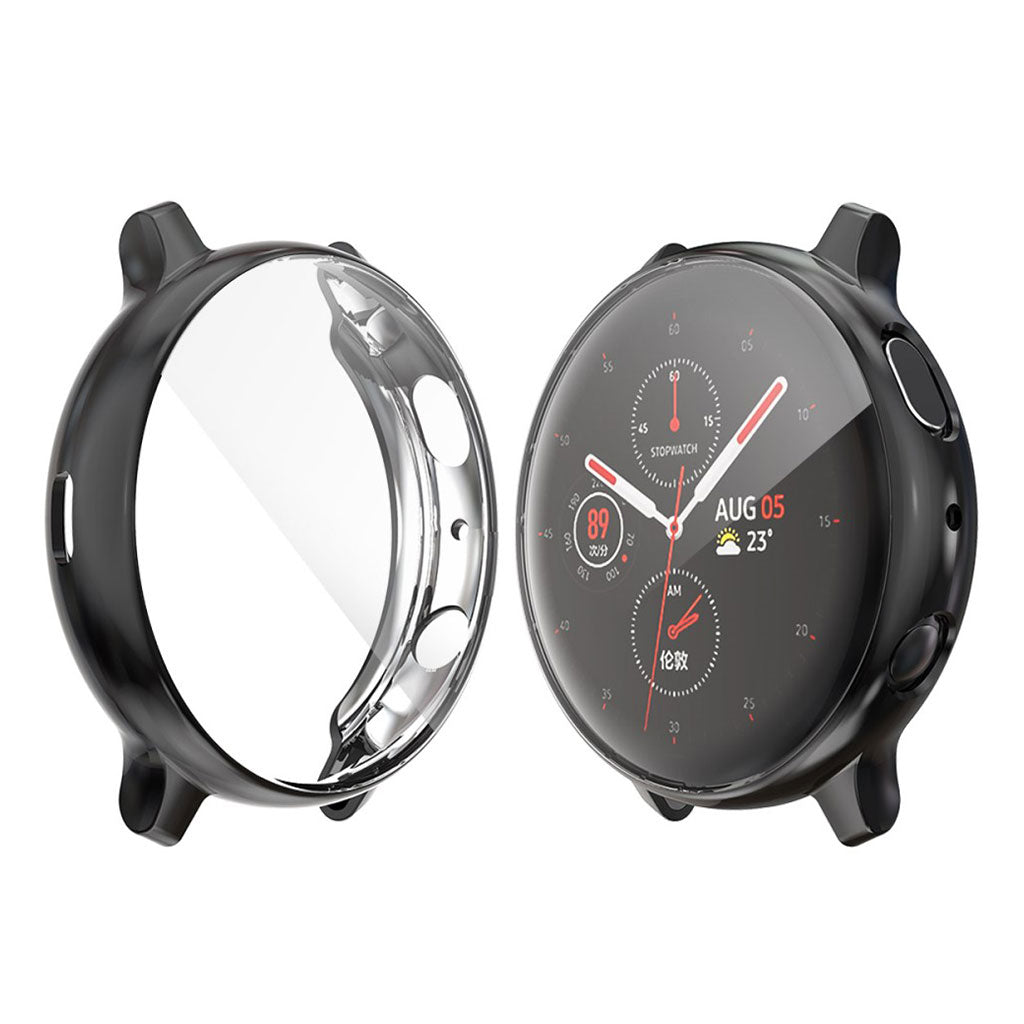 Meget Flot Samsung Galaxy Watch Active 2 - 44mm Silikone Cover - Sort#serie_1