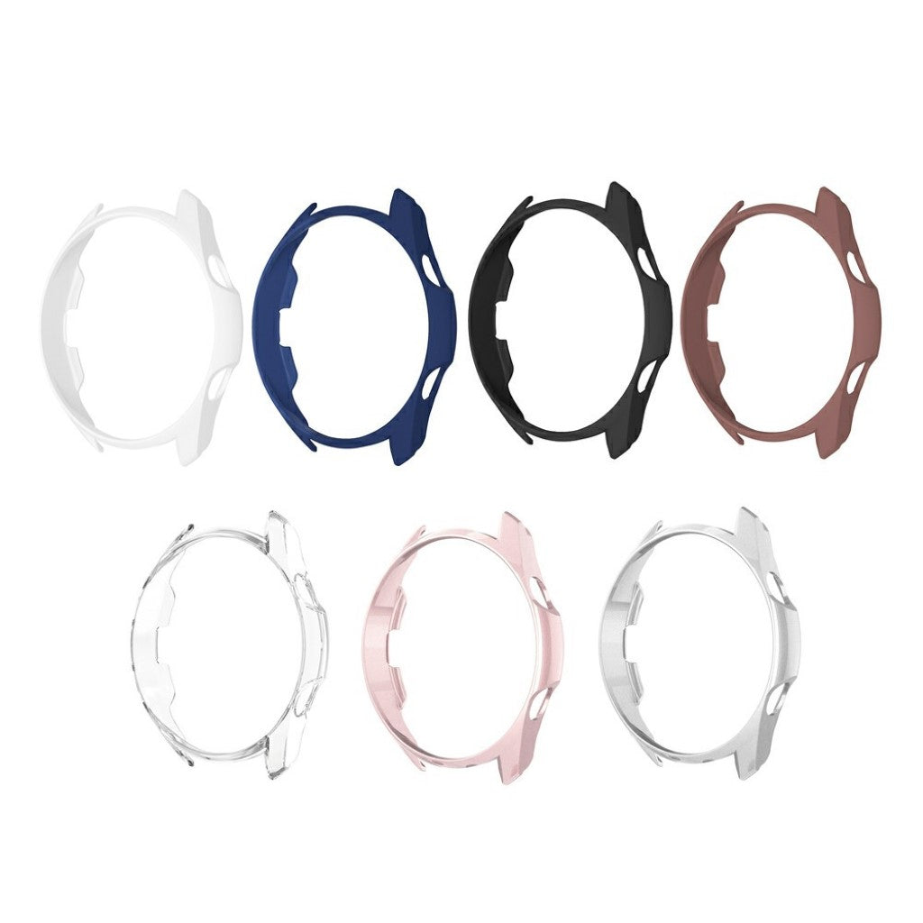 Samsung Galaxy Watch 3 (45mm) Holdbar Silikone Bumper  - Sort#serie_1