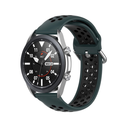 Solid Samsung Galaxy Watch 3 (41mm) Silikone Rem - Grøn#serie_5