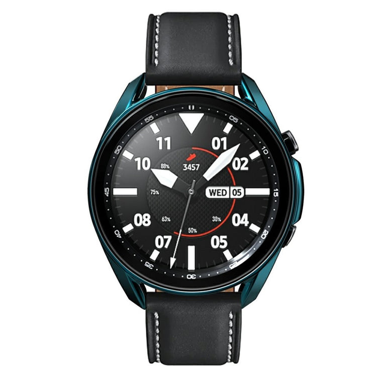 Samsung Galaxy Watch 3 (41mm) Holdbar Silikone Bumper  - Blå#serie_1