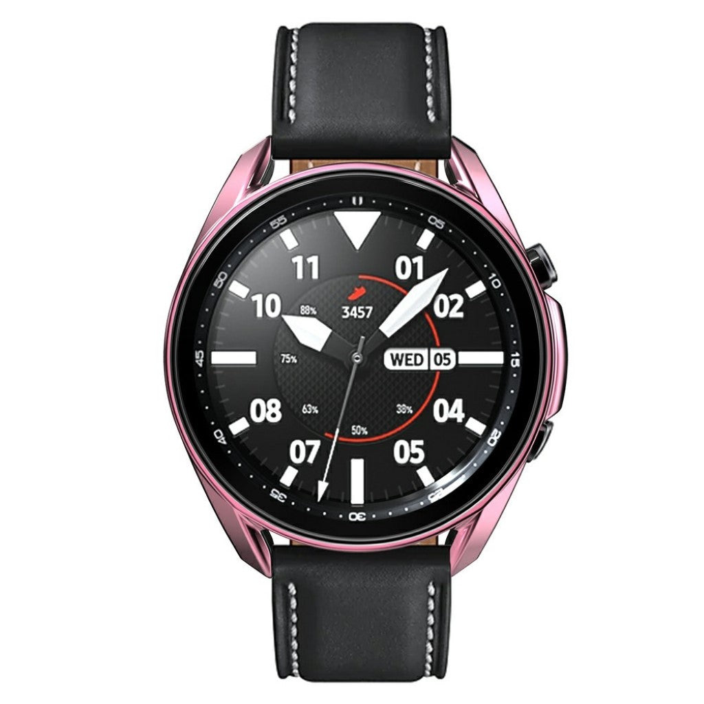 Samsung Galaxy Watch 3 (41mm) Holdbar Silikone Bumper  - Pink#serie_2