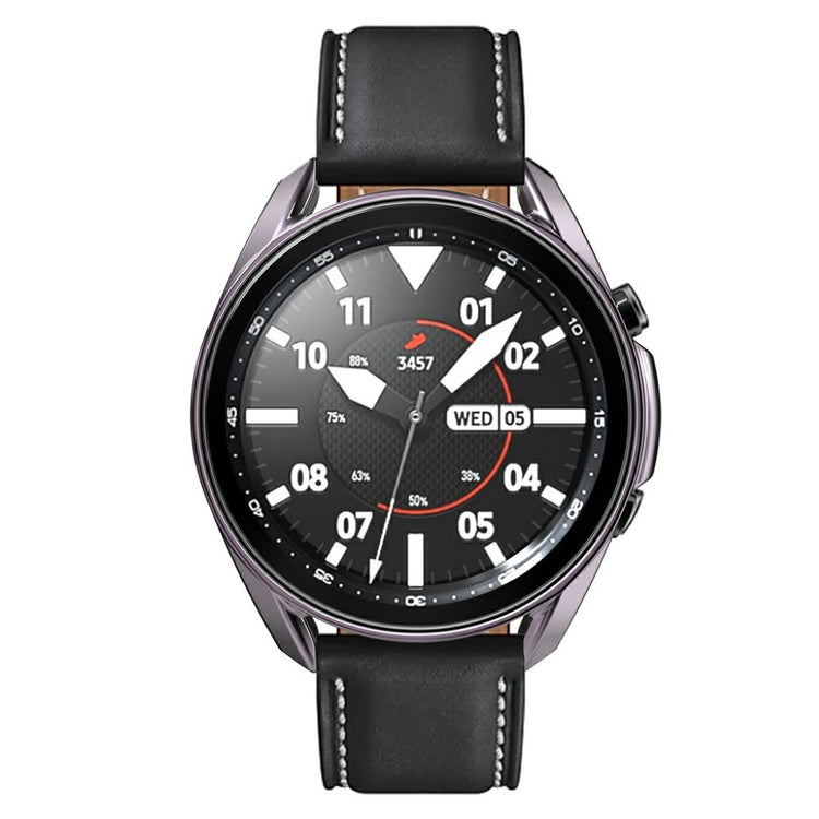 Samsung Galaxy Watch 3 (41mm) Holdbar Silikone Bumper  - Sølv#serie_5