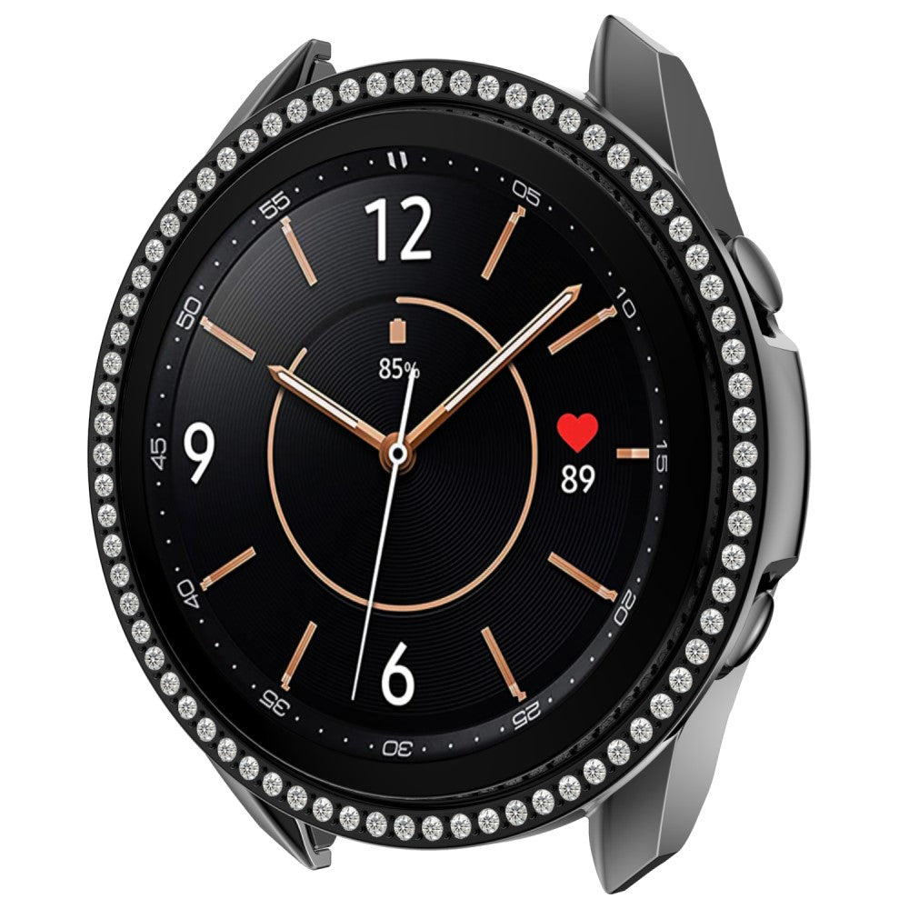 Samsung Galaxy Watch 3 (41mm)  Plastik og Rhinsten Bumper  - Sort#serie_3