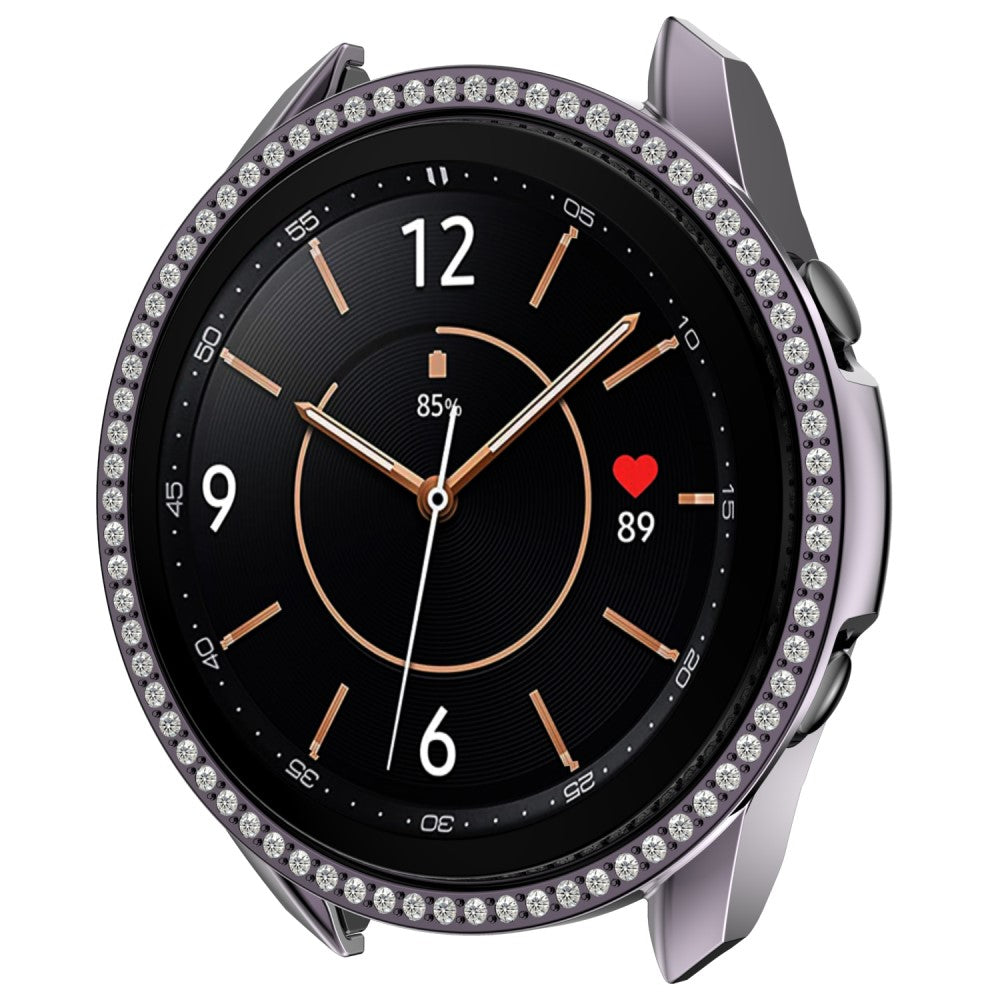 Samsung Galaxy Watch 3 (41mm)  Plastik og Rhinsten Bumper  - Sølv#serie_5