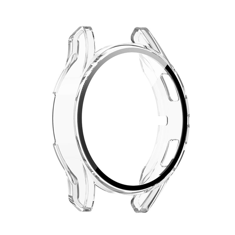 Super Godt Samsung Galaxy Watch 4 (44mm) Cover med Skærmbeskytter i Plastik og Hærdet Glas - Gennemsigtig#serie_5