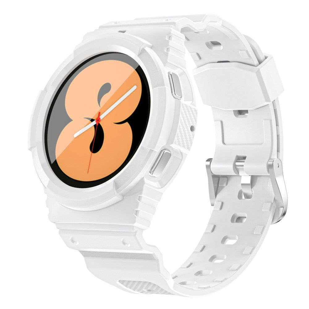 Tidsløst Samsung Galaxy Watch 4 Classic (42mm) Silikone Rem - Hvid#serie_1