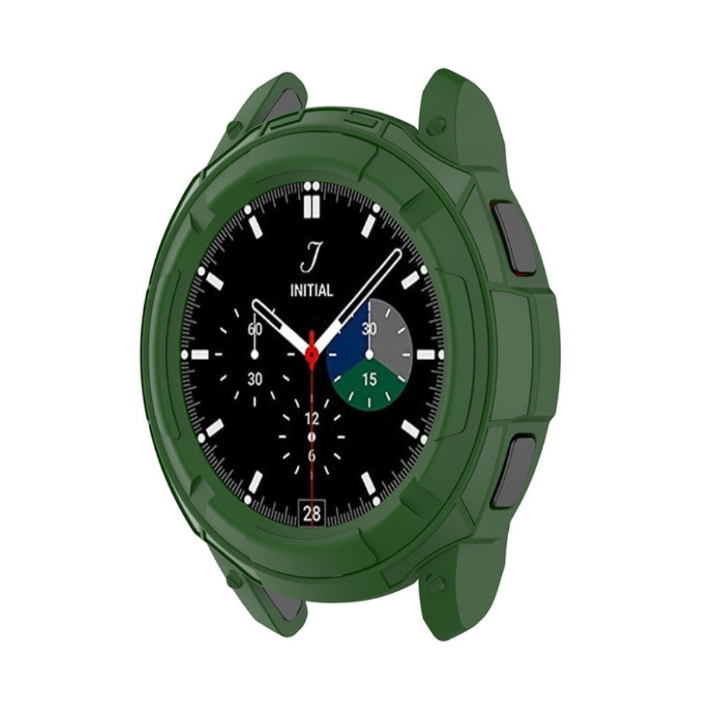 Samsung Galaxy Watch 4 Classic (46mm)  Silikone Bumper  - Grøn#serie_1