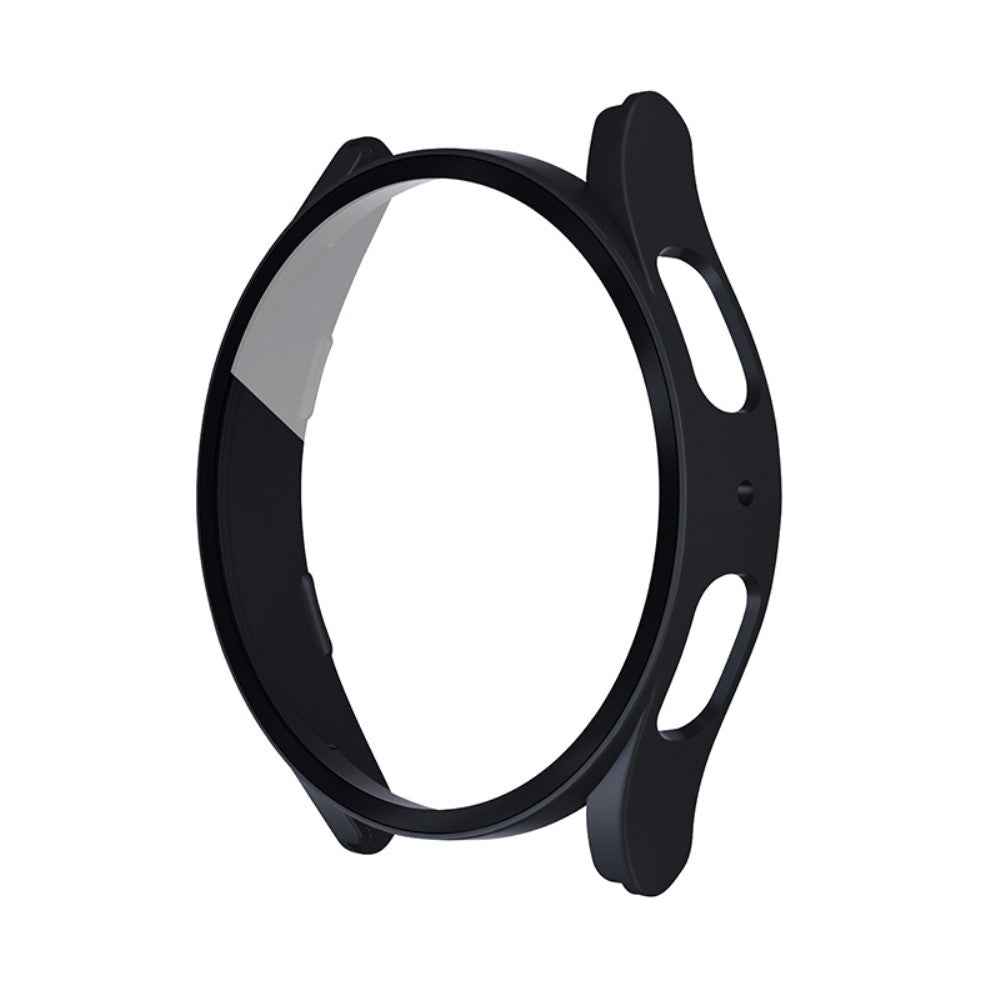 Meget Fint Samsung Galaxy Watch 5 (44mm) / Samsung Galaxy Watch 4 (44mm) Cover med Skærmbeskytter i Plastik og Hærdet Glas - Sort#serie_3