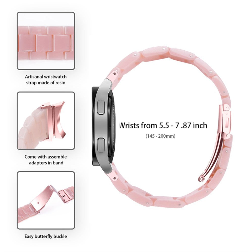 Stilren Universal Samsung Metal og Plastik Rem - Pink#serie_10