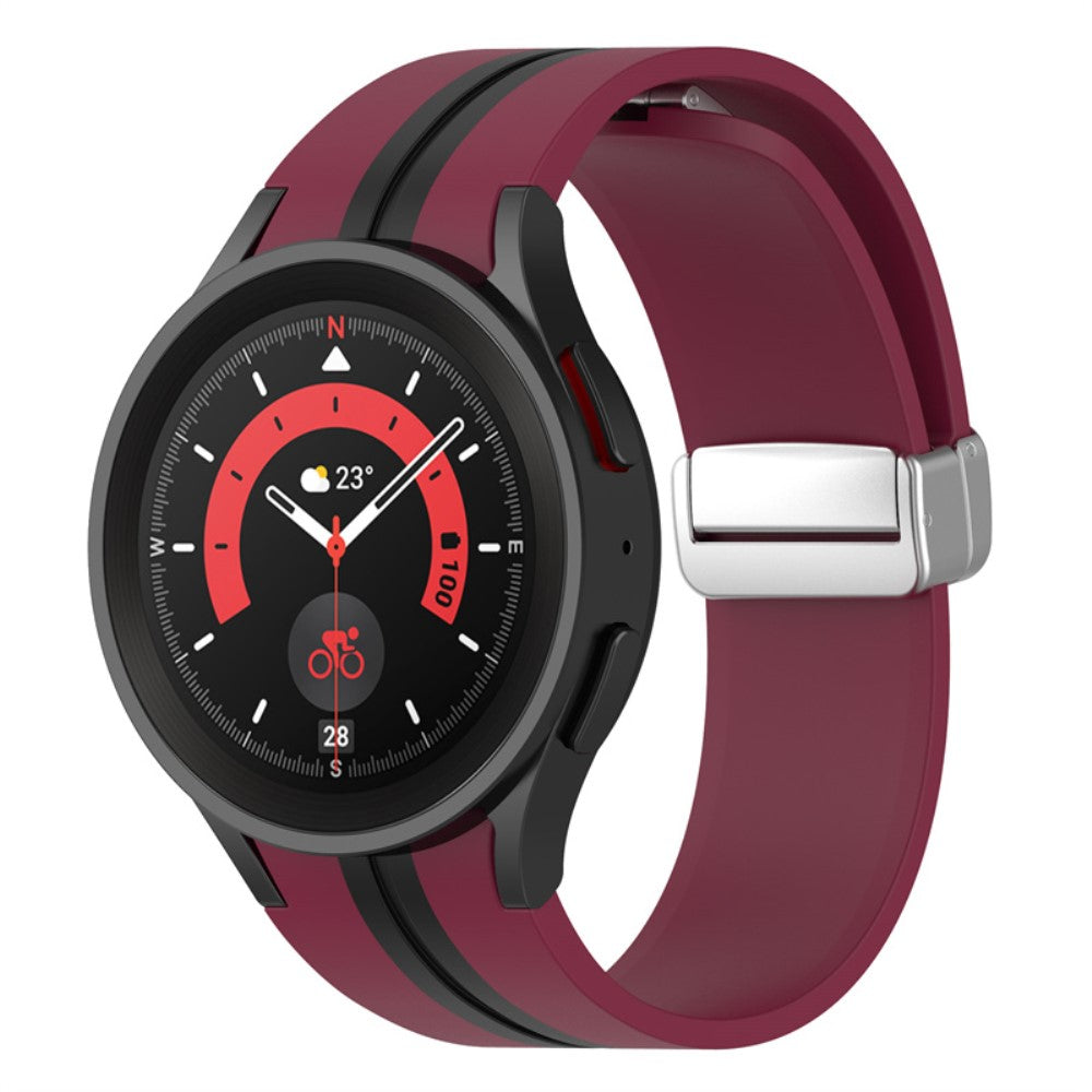 Godt Samsung Galaxy Watch 5 Pro Silikone Rem - Rød#serie_5