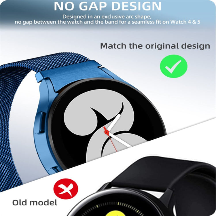 Samsung Galaxy Watch 5 Pro Metal Rem med Cover - Blå#serie_2