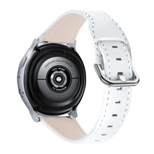 Rigtigt flot LG Watch Sport Ægte læder Rem - Hvid#serie_1