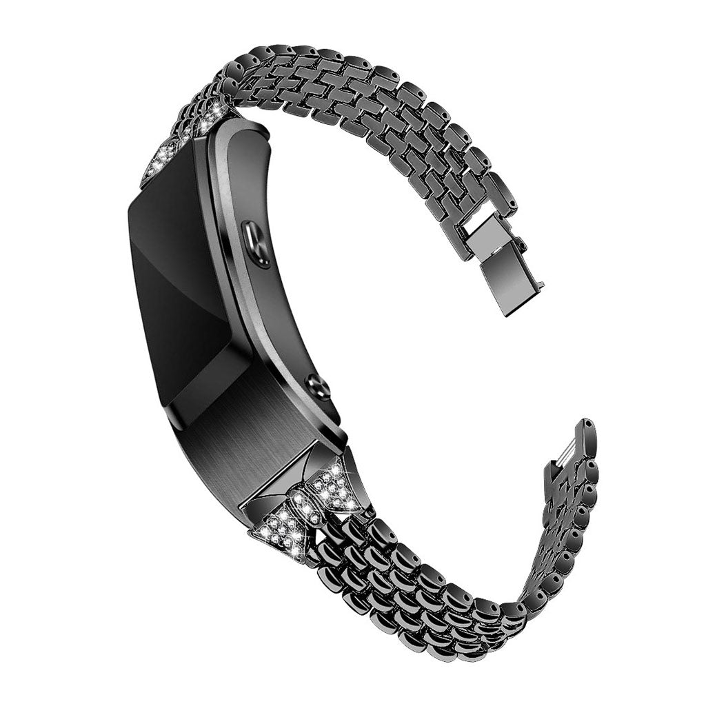 Meget sejt Huawei TalkBand B5 Metal og Rhinsten Rem - Sort#serie_2