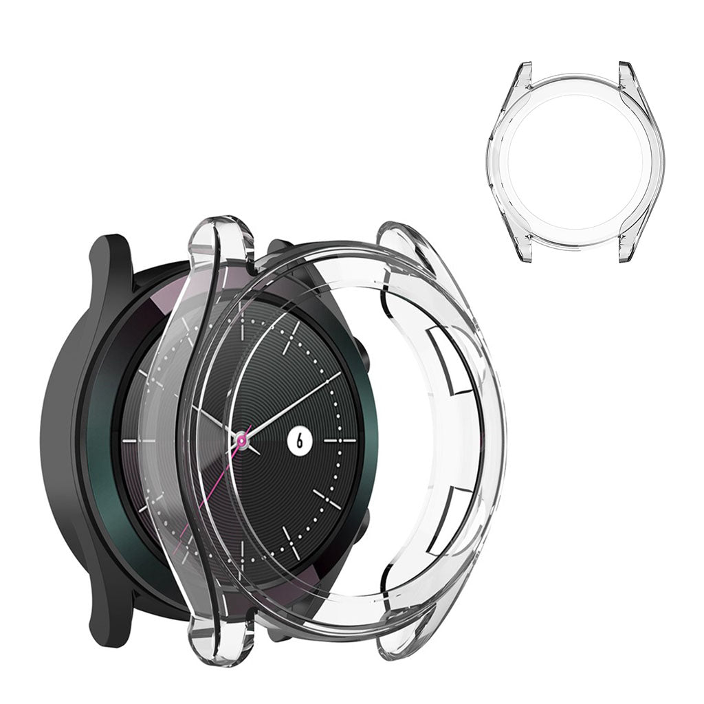 Huawei Watch GT 2 42mm Gennemsigtig Silikone Bumper  - Gennemsigtig#serie_1