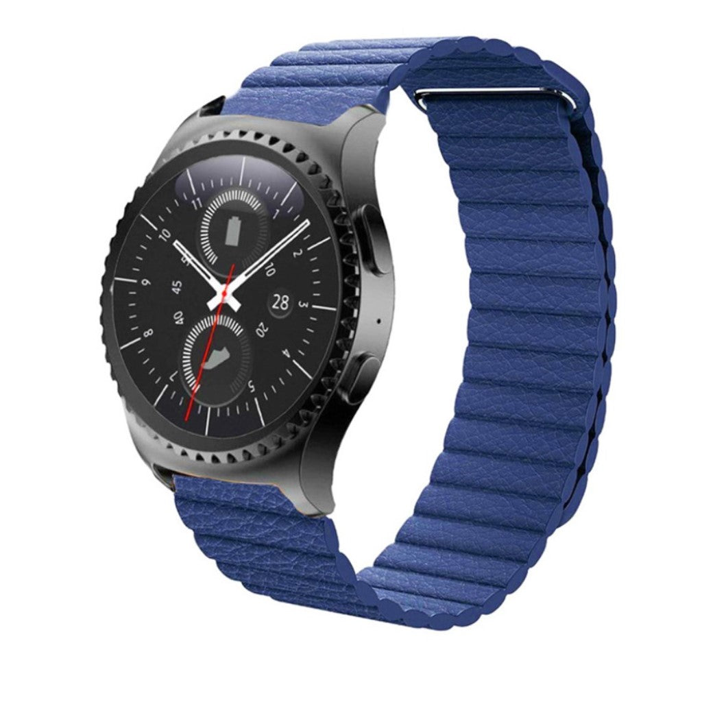 Elegant Huawei Watch GT 2 42mm Kunstlæder Rem - Blå#serie_5