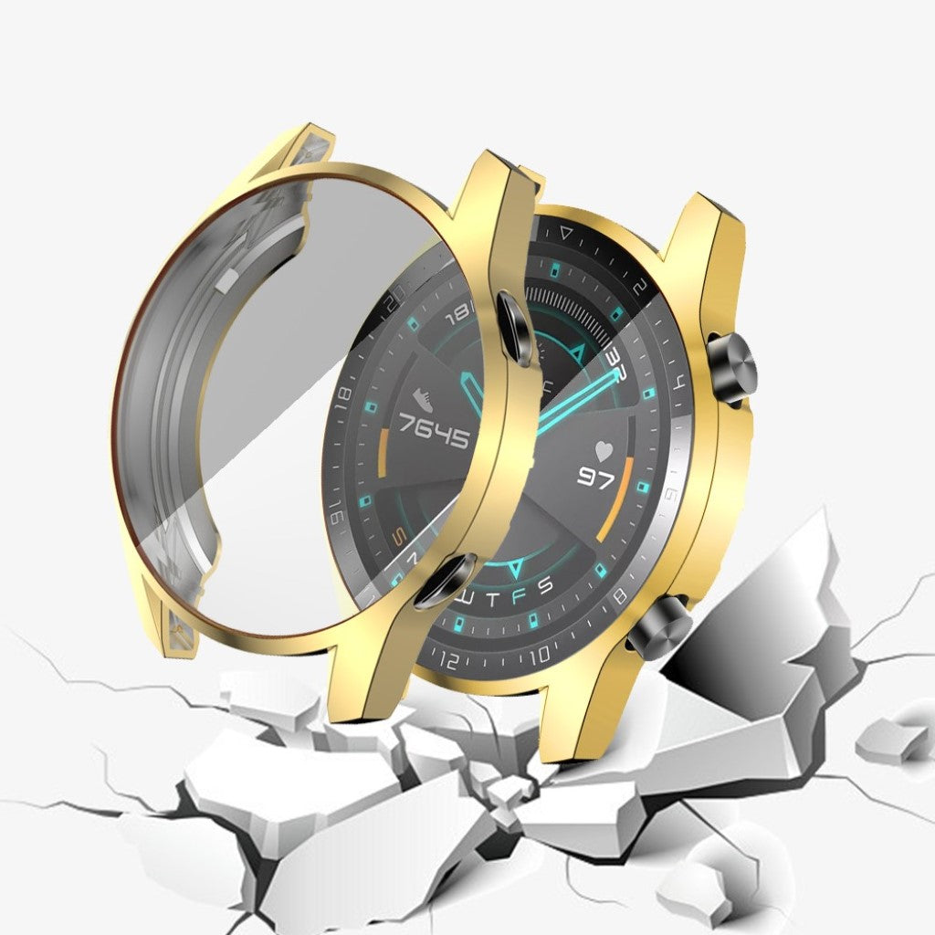 Mega Fed Huawei Watch GT 2 46mm Silikone Cover - Guld#serie_6