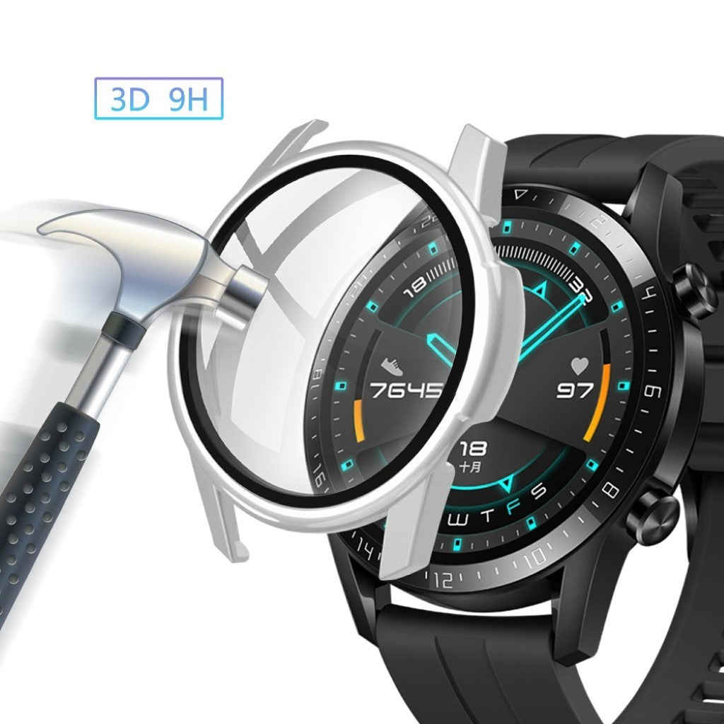 Super Fint Huawei Watch GT 2 46mm Plastik Cover - Sølv#serie_8