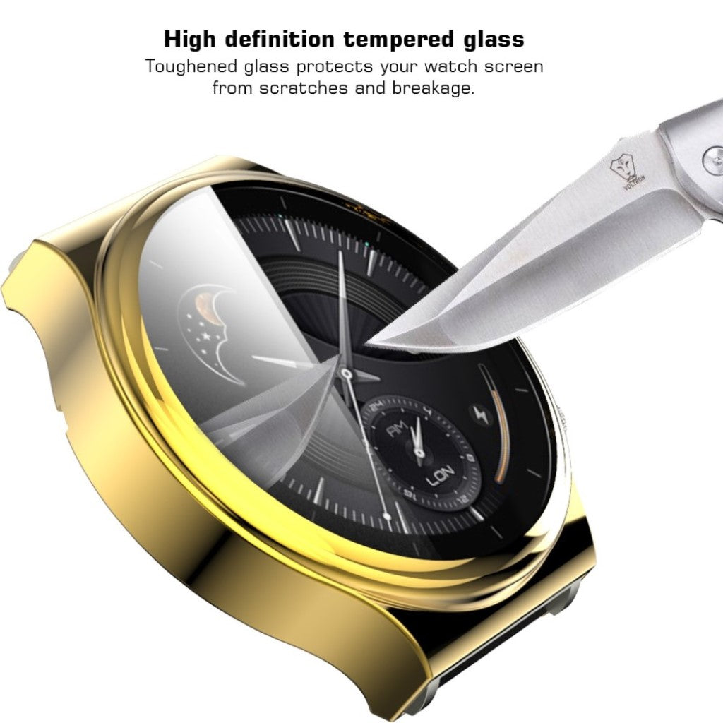 Flot Huawei Watch GT 2 Pro Silikone Cover - Guld#serie_4