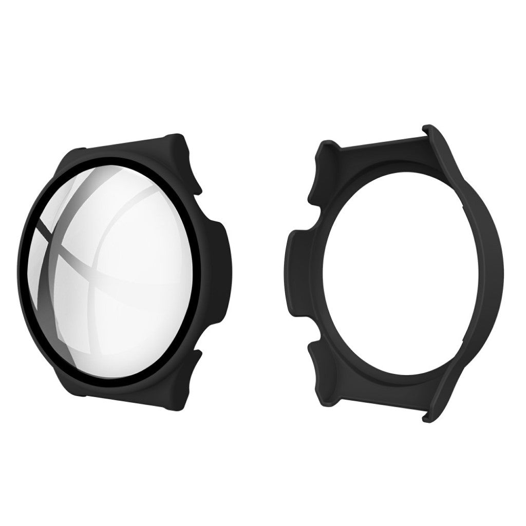 Rigtigt Fed Huawei Watch GT 2 Pro Cover med Skærmbeskytter i Plastik og Hærdet Glas - Sort#serie_1