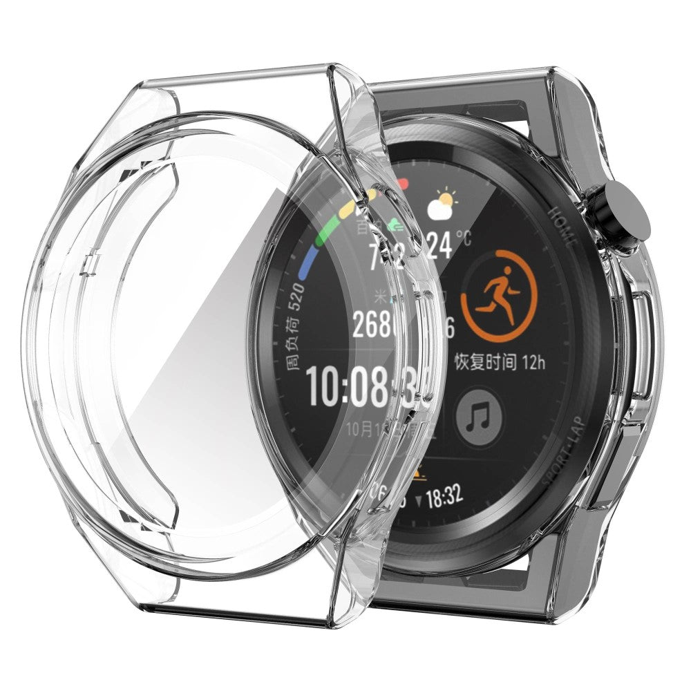 Super Godt Huawei Watch GT Runner Silikone Cover - Gennemsigtig#serie_2