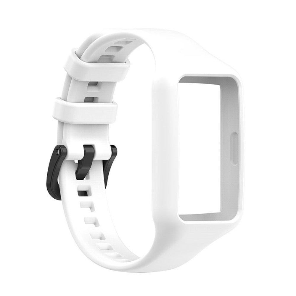 Alle tiders Huawei Band 6 / Huawei Band 6 Pro Silikone Rem - Hvid#serie_10