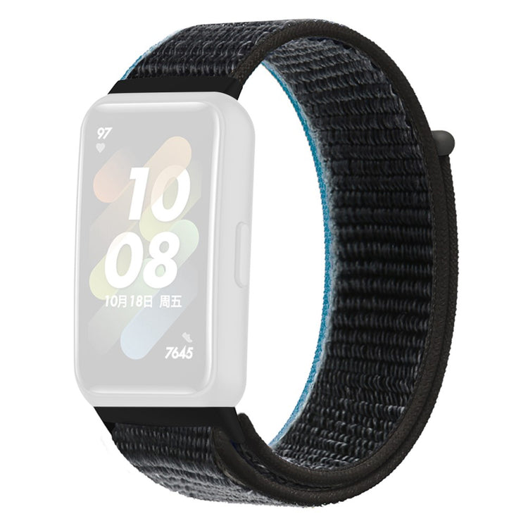 Vildt fint Huawei Band 7 Nylon Rem - Sort#serie_1