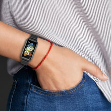 Rigtigt flot Huawei Band 7 Metal Rem - Sort#serie_038
