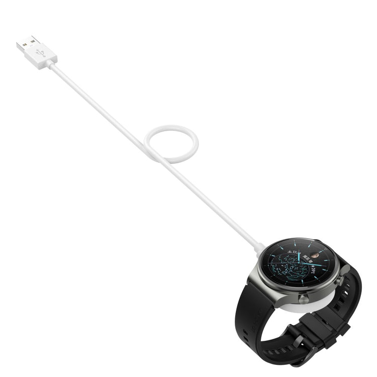 1m Plastik Huawei Watch GT Cyber Magnetisk Ladestation - Hvid#serie_1