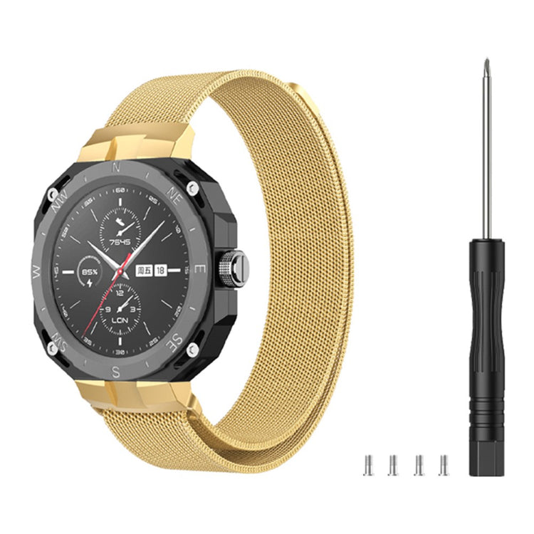 Meget smuk Huawei Watch GT Cyber Metal Rem - Guld#serie_1