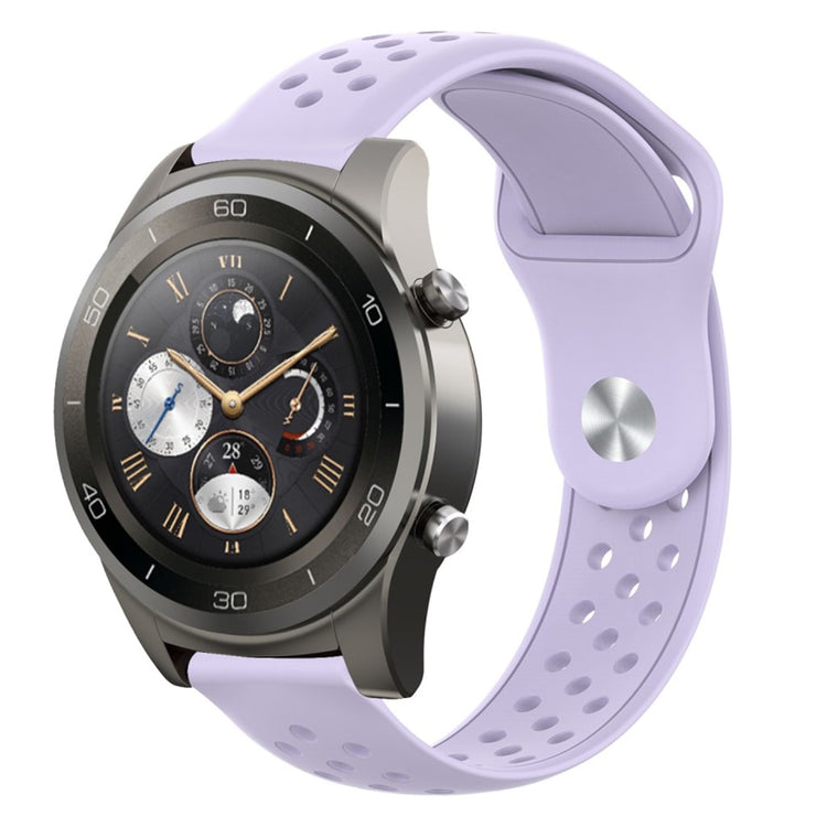 Mega godt Huawei Watch 2 Pro Silikone Rem - Lilla#serie_10