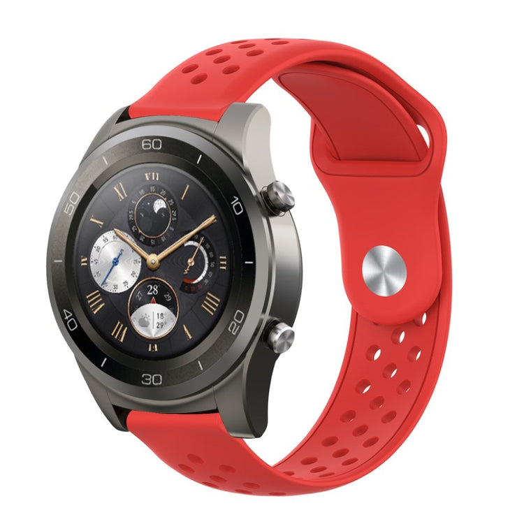 Mega godt Huawei Watch 2 Pro Silikone Rem - Rød#serie_4