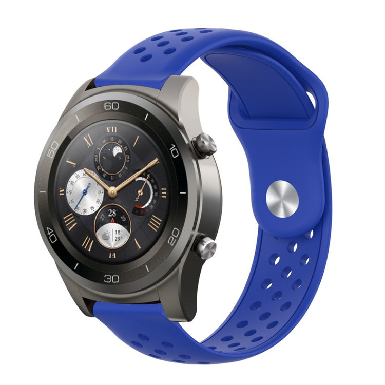 Mega godt Huawei Watch 2 Pro Silikone Rem - Blå#serie_8