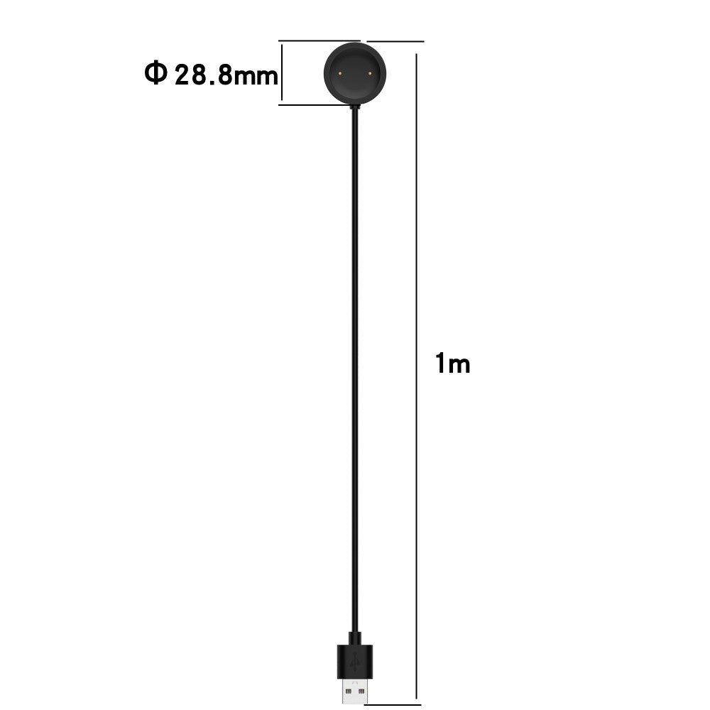 Plastik Mibro Watch X1 / Xiaomi Mibro Lite   Ladestation - Sort#serie_3
