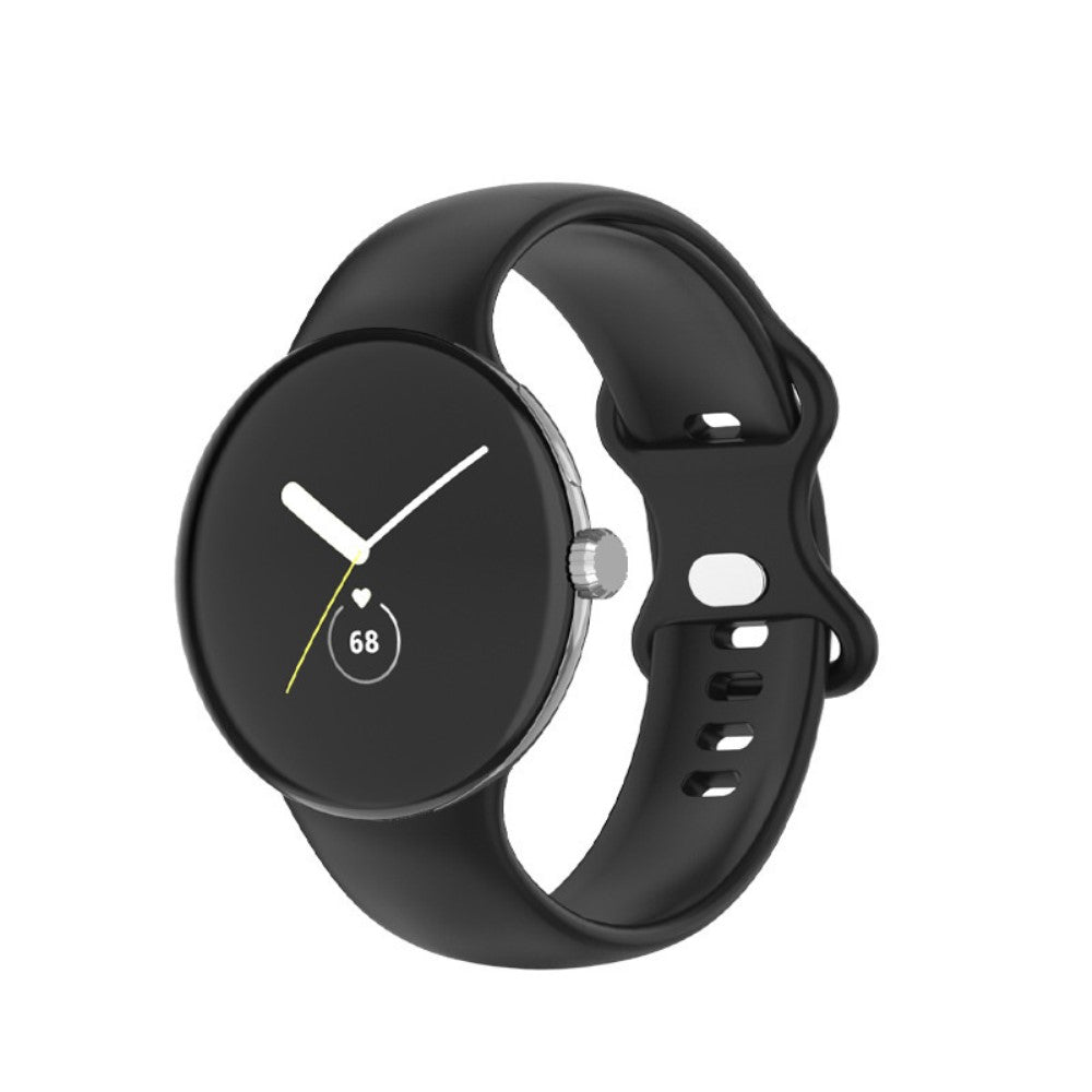Smuk Google Pixel Watch Silikone Rem - Størrelse: L - Sort#serie_10